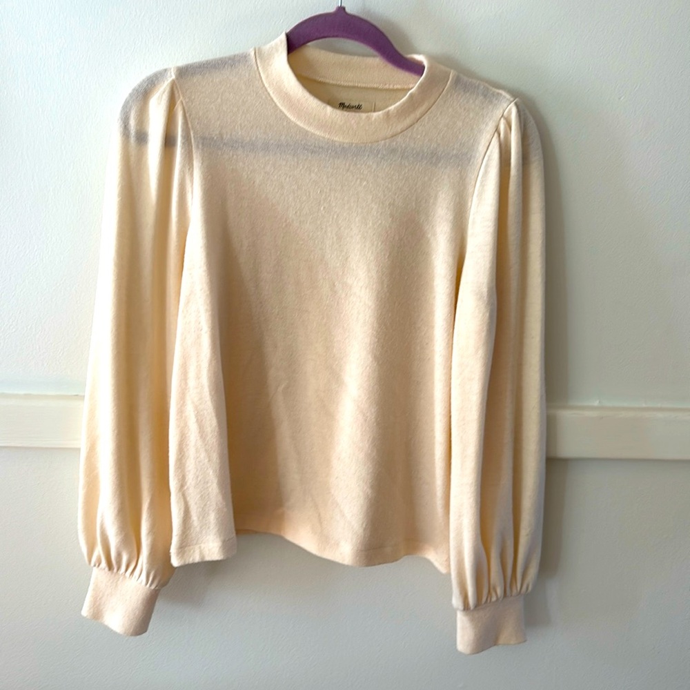 Cream sweater from Madewell size medium